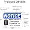 Signmission When Finished Leave Area Clean Sign With Symbol, 10 in W x Rectangle, Vinyl Decal OS-2PACK-NS-D-710-L-19045 - alternate 4
